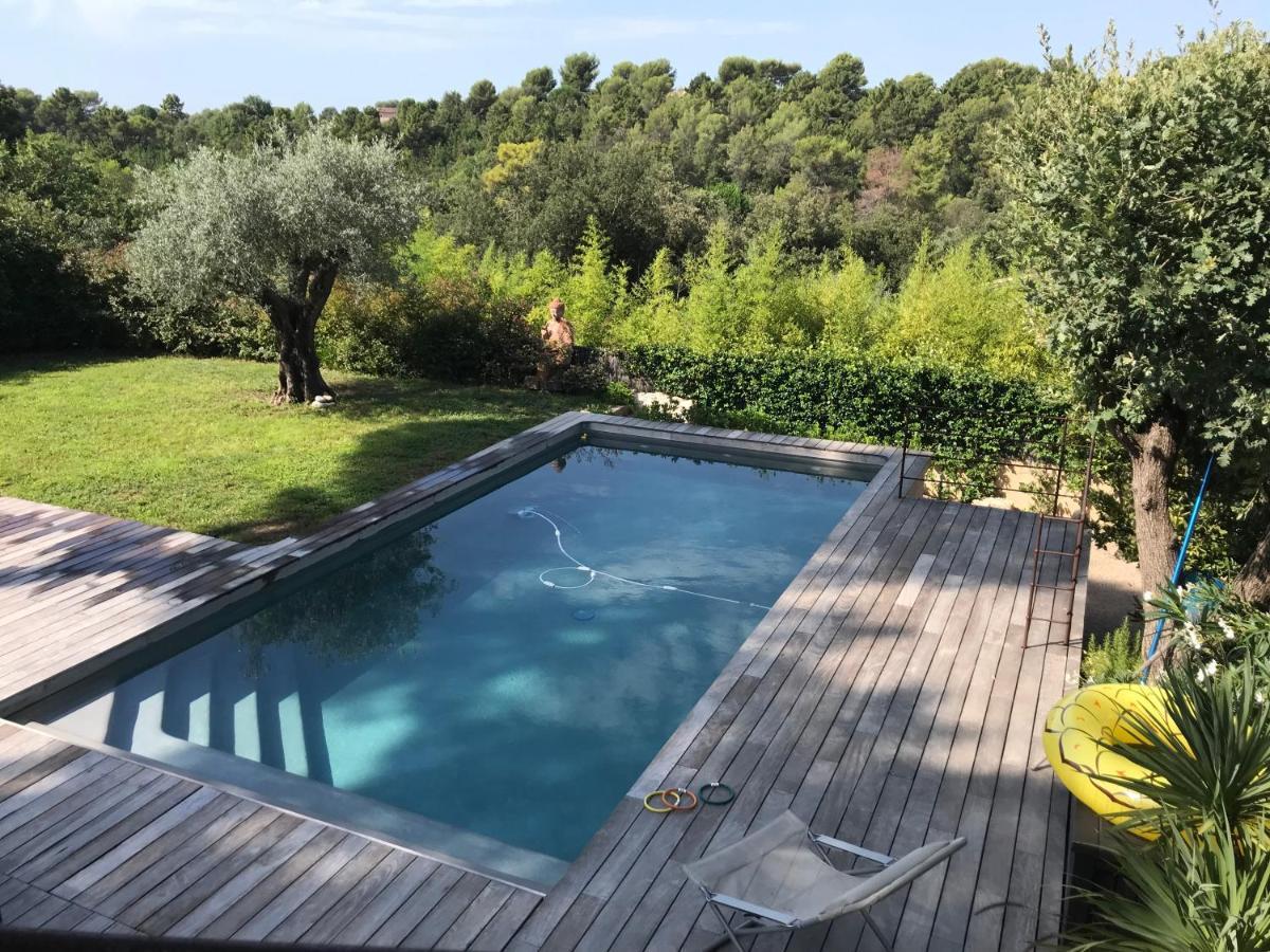 Villa L'Ensoleillee Roquefort Les Pins Exterior foto