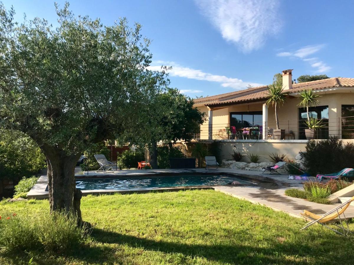 Villa L'Ensoleillee Roquefort Les Pins Exterior foto