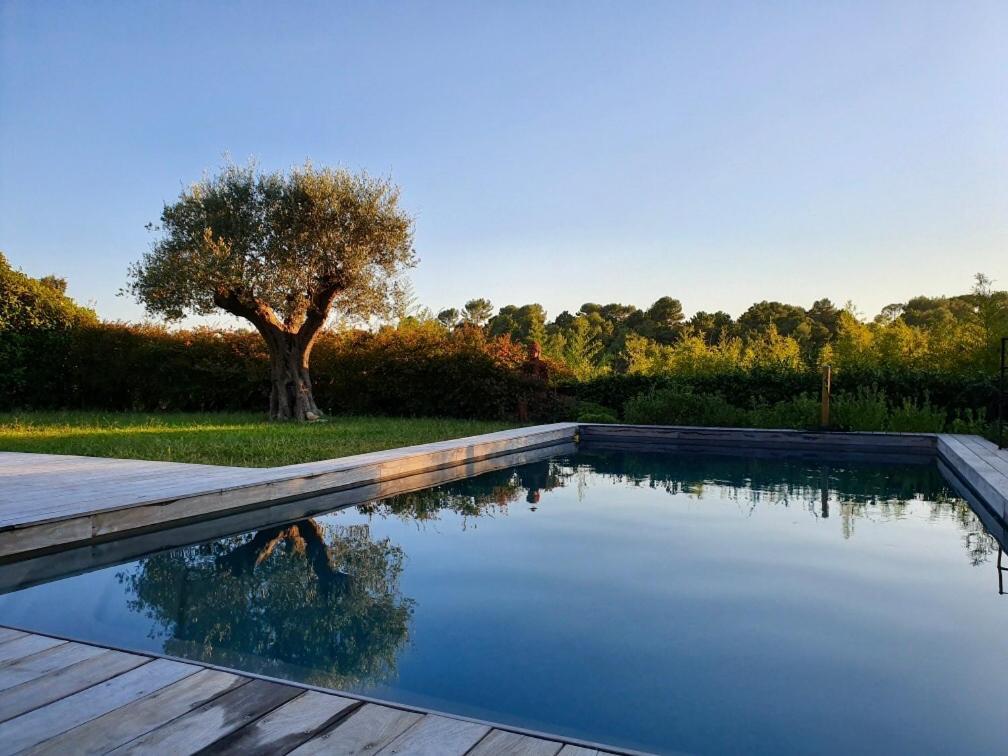Villa L'Ensoleillee Roquefort Les Pins Exterior foto